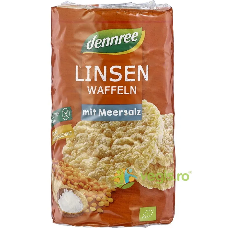 Rondele din Linte cu Sare fara Gluten Ecologice/Bio 100g Dennree — preț și oferte