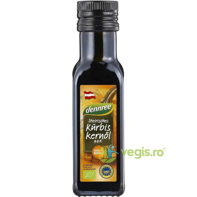 Ulei din Seminte de Dovleac din Stiria IGP Ecologic/Bio 100ml Dennree — preț și oferte