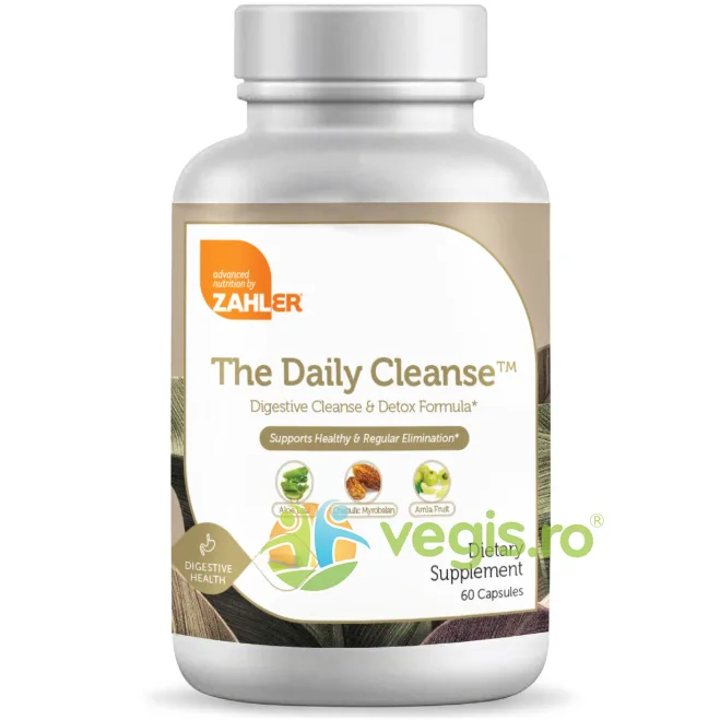 Formula Avansata pentru Detoxifierea Organismului The Daily Cleanse 60cps ADVANCED&nbsp;NUTRITION&nbsp;BY&nbsp;ZAHLER — preț și oferte