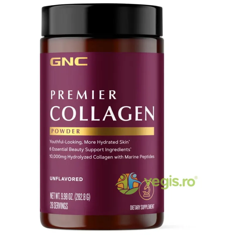 Premier Collagen - Formula Premium de Peptide de Colagen Hidrolizat fara Aroma 282.8g GNC — preț și oferte