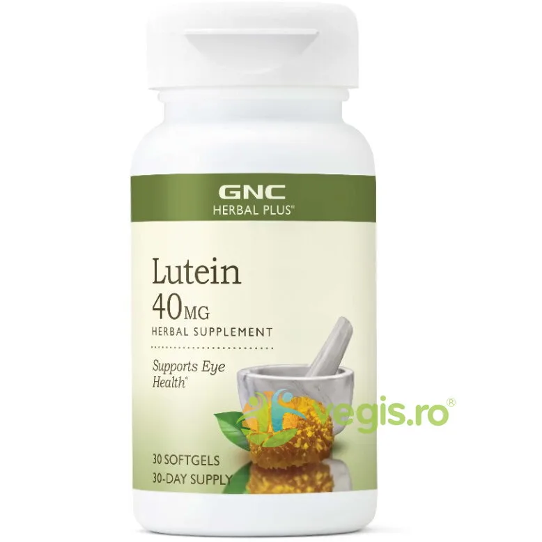 Luteina 40mg Herbal Plus 30cps GNC — preț și oferte