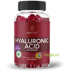 Acid Hialuronic si Niacina Ursuleti Gumati Aroma de Capsuni 60 jeleuri