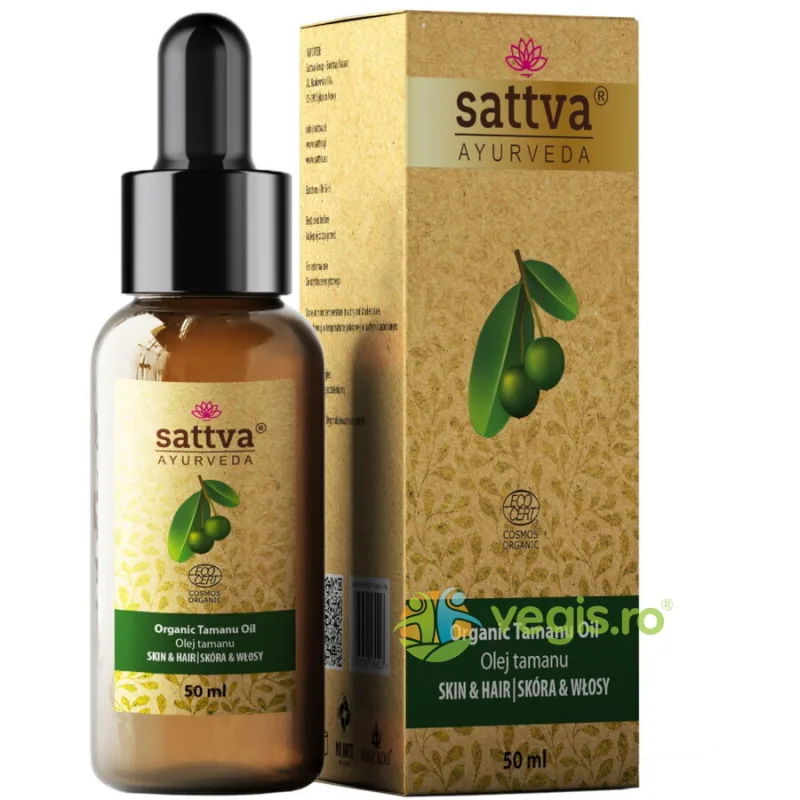 Ulei de Tamanu Bio 50ml Sattva Ayurveda — preț și oferte