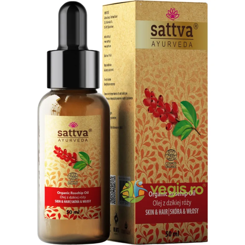 Ulei de Macese Bio 50ml Sattva Ayurveda — preț și oferte