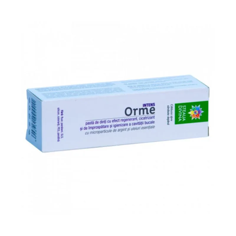Pasta de dinti Orme Santoral, 50g, Steaua Divina — preț și oferte
