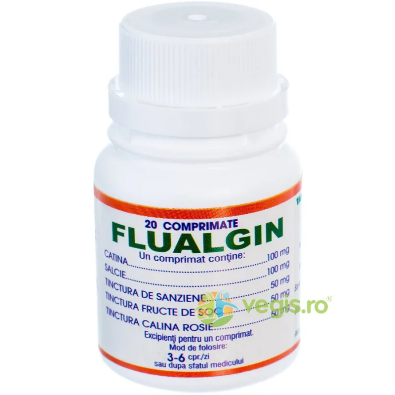 Flualgin (Antigripal, Antiinflamator) 40cpr ELIDOR — preț și oferte