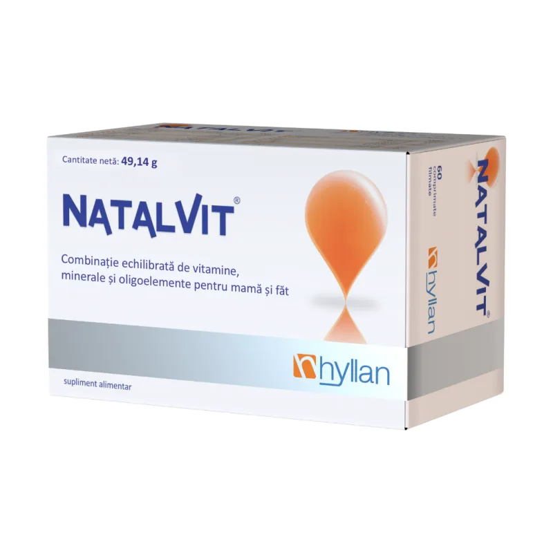 Natalvit, 60 comprimate, Hyllan HYLLAN PHARMA — preț și oferte