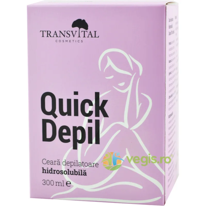 Quick Depil - Ceara Depilatoare Naturala Hidrosolubila 300g Quantum Parapharm — preț și oferte