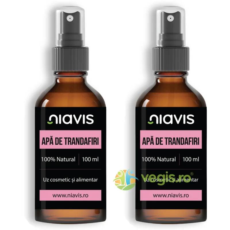 Pachet Apa de Trandafiri 100ml+100ml NIAVIS — preț și oferte