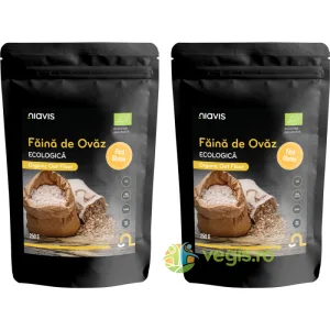Pachet Faina de Ovaz fara Gluten Ecologica/Bio 250g+250g