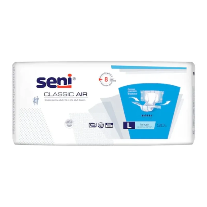 Scutece cu sistem inchis, Seni Classic Air x30 buc, L — preț și oferte