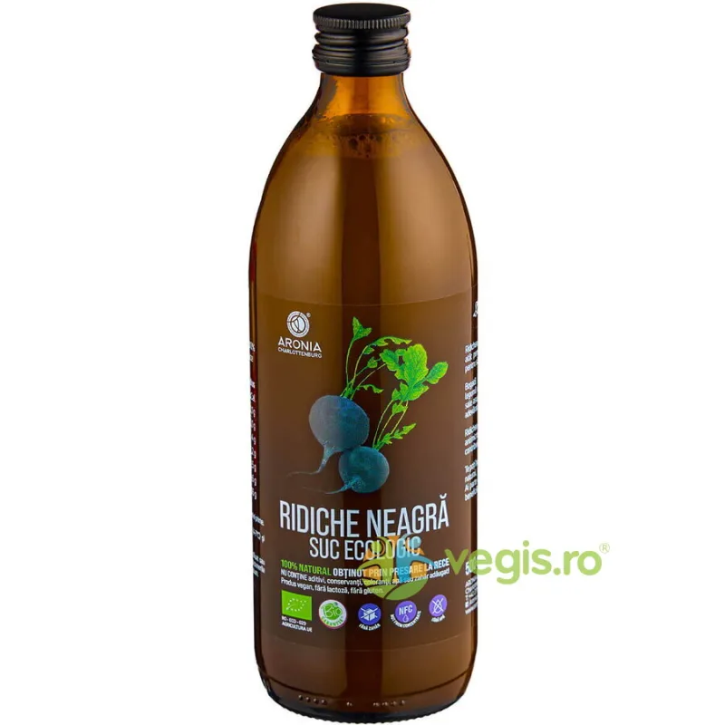 Suc de Ridiche Neagra Ecologic/Bio 500ml ARONIA CHARLOTTENBURG — preț și oferte