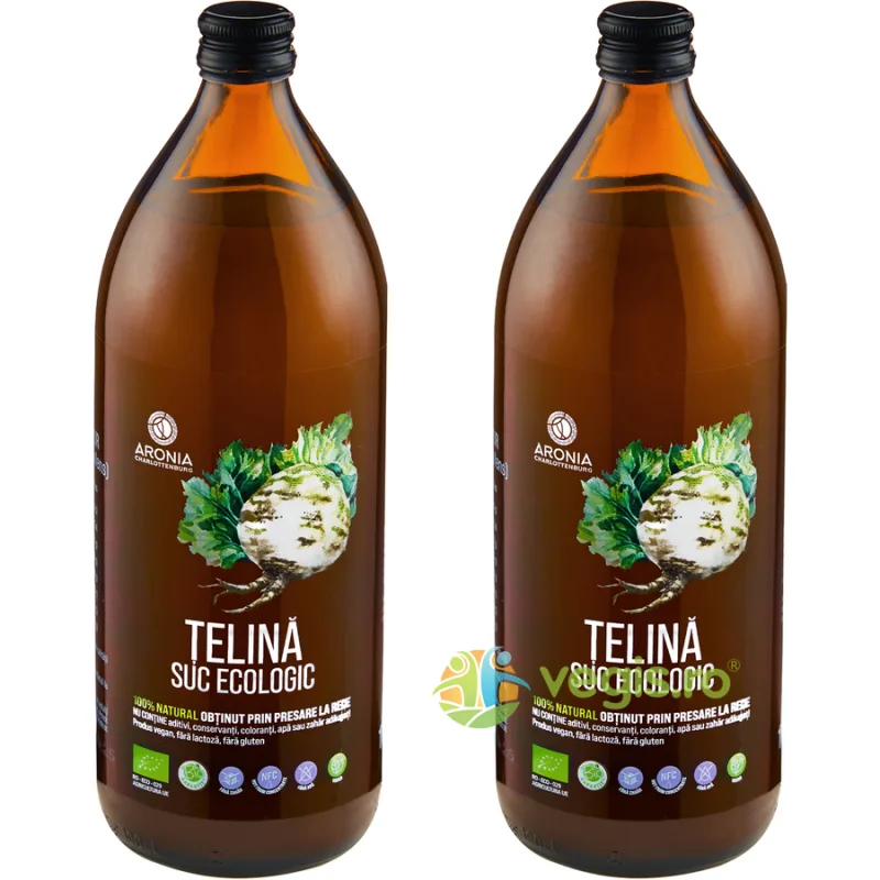 Pachet Suc de Telina Ecologic/Bio 1L+1L ARONIA CHARLOTTENBURG — preț și oferte