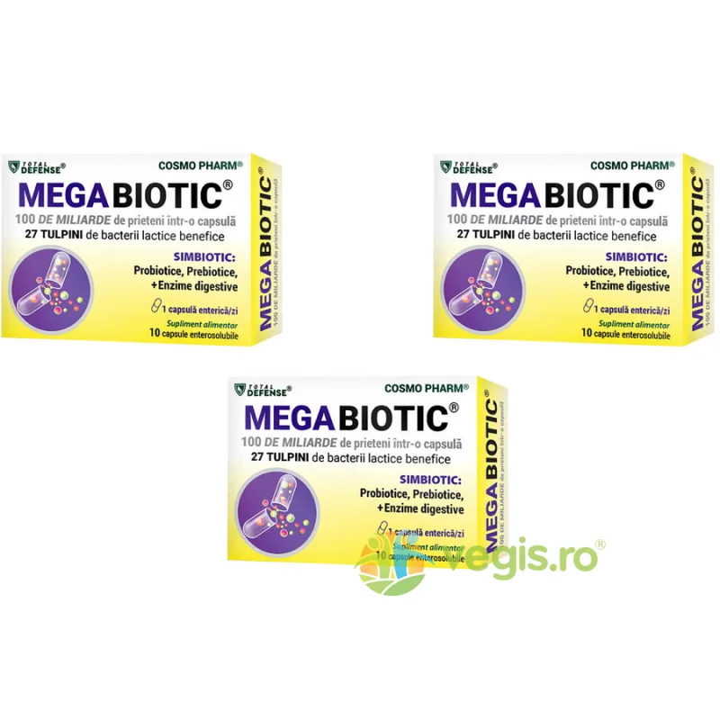 Pachet Mega Biotic 3x10cps COSMO PHARM — preț și oferte