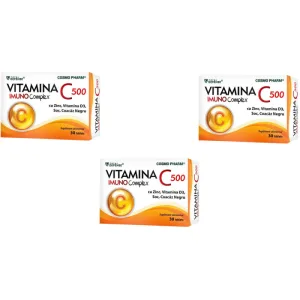Pachet Vitamina C Imuno Complex 500mg 3x30tb