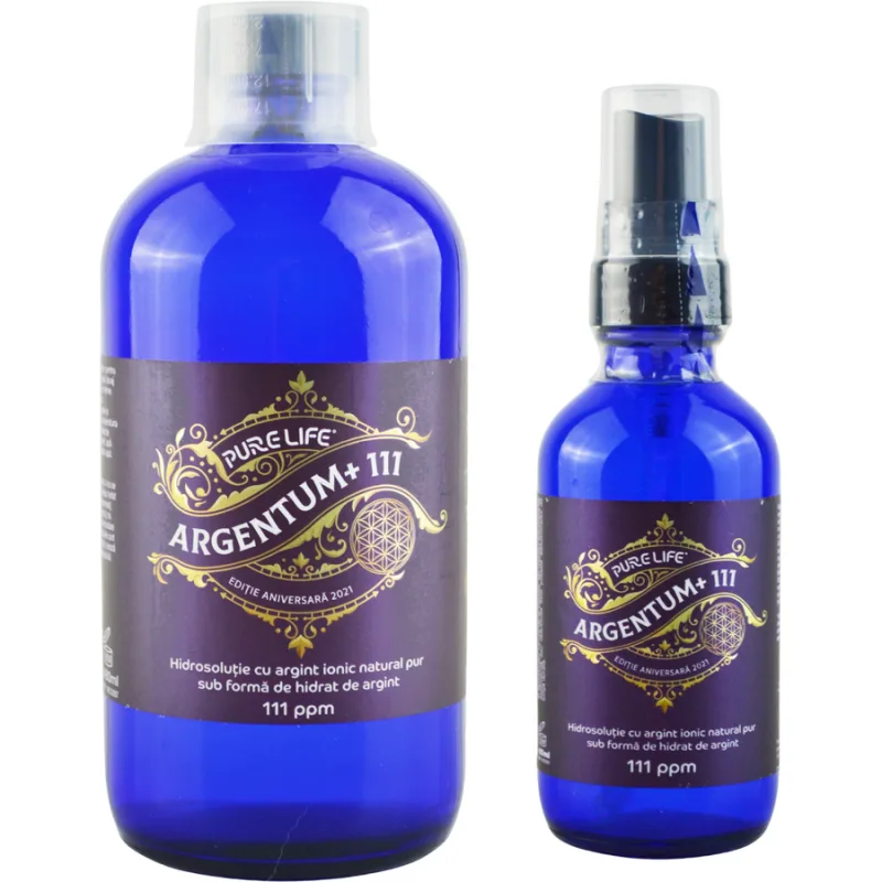 Pachet Argentum (111ppm) 480ml+60ml PURE LIFE — preț și oferte