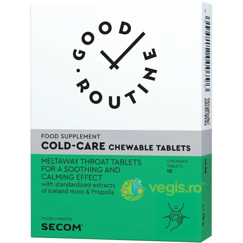 Cold Care 10cpr masticabile Secom, GOOD ROUTINE — preț și oferte