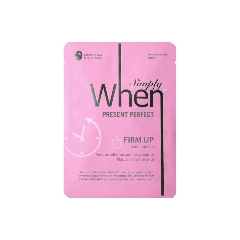 Masca faciala pentru fermitate cu colagen si acid hialuronic Present Perfect, 23ml, Simply When — preț și oferte