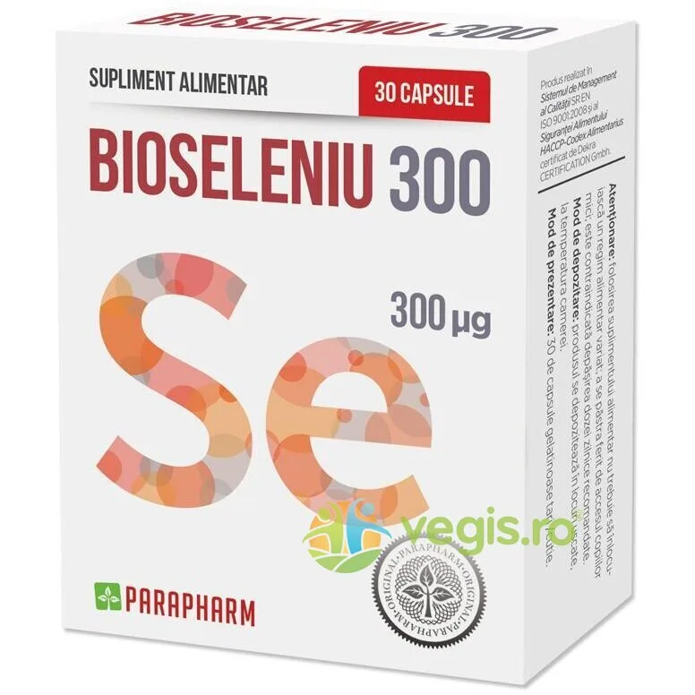 Bioseleniu 300 30 Cps Quantum Parapharm — preț și oferte