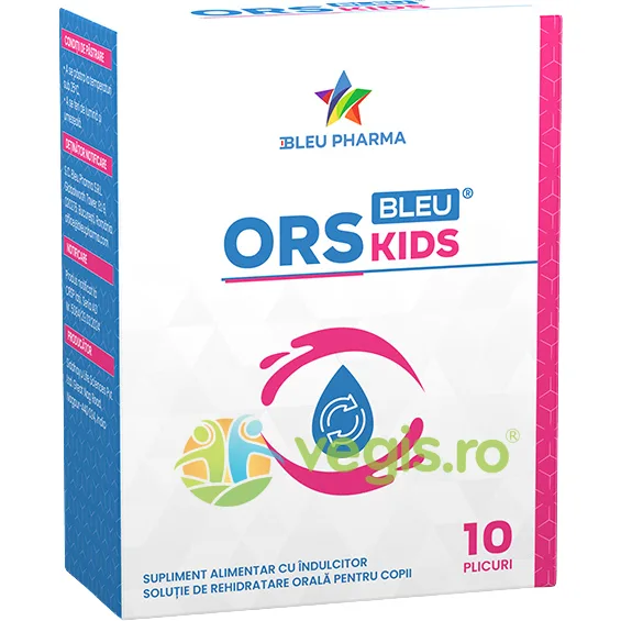 Solutie de Rehidratare OrsBleu Kids 10 plicuri Bleu Pharma — preț și oferte