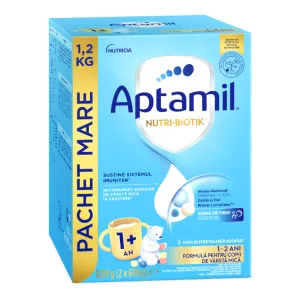 Formula de lapte praf Nutri Biotik 1+, 1-2 ani, 1200 g, Aptamil