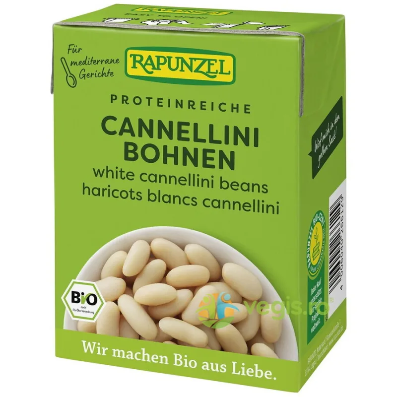 Fasole Alba Cannellini Ecologica/Bio 380g Rapunzel — preț și oferte
