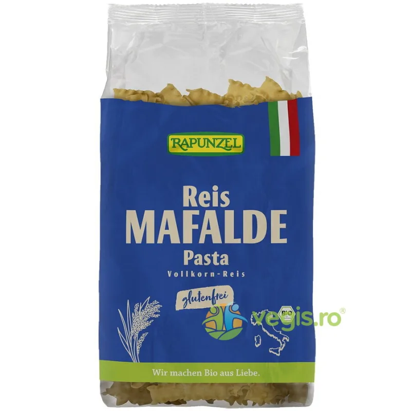 Paste Mafalde din Orez Integral fara Gluten Ecologice/Bio 250g Rapunzel — preț și oferte
