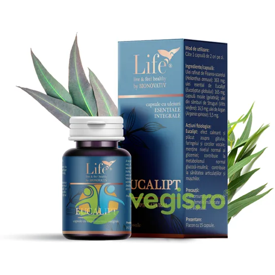Eucalipt (Capsule cu Uleiuri Esentiale) 15cps BIONOVATIV — preț și oferte