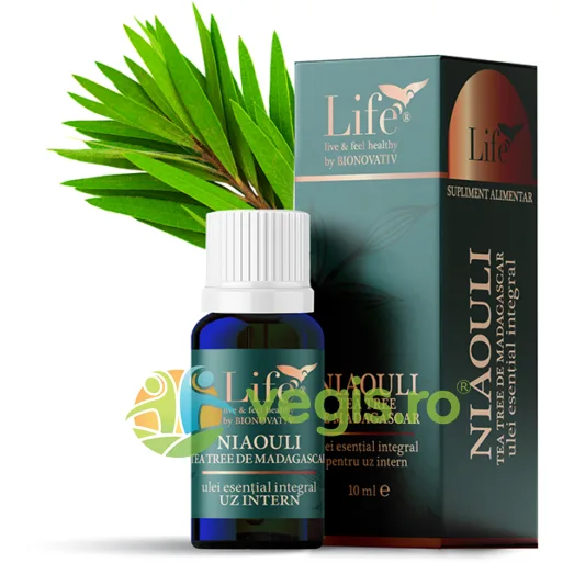 Ulei Esential Integral de Niaouli pentru Uz Intern 10ml BIONOVATIV — preț și oferte