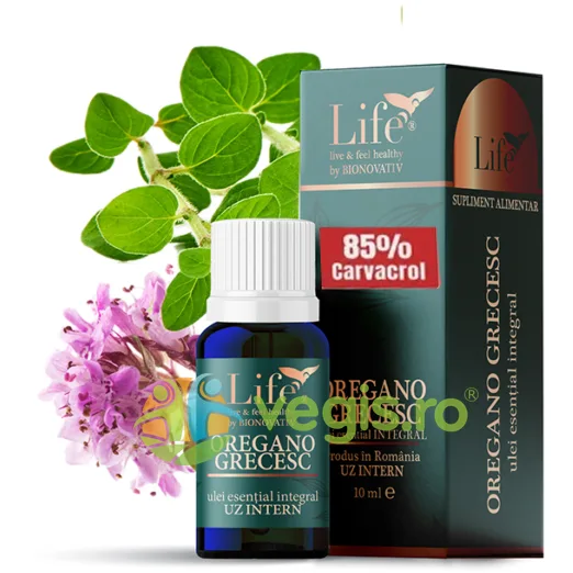 Ulei Esential Integral de Oregano Grecesc pentru Uz Intern 10ml BIONOVATIV — preț și oferte