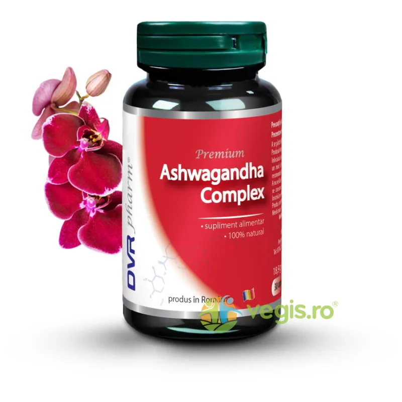 Ashwagandha Complex 30cps DVRPharm — preț și oferte