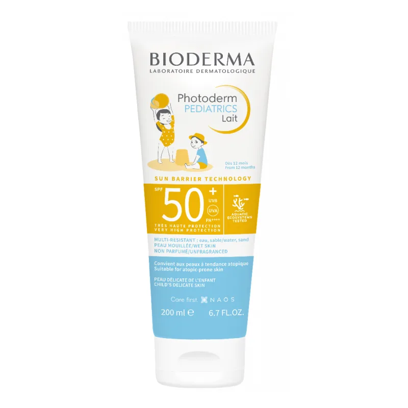 Lapte protectie solara pentru copii Photoderm Pediatrics, SPF50+, 200 ml, Bioderma — preț și oferte