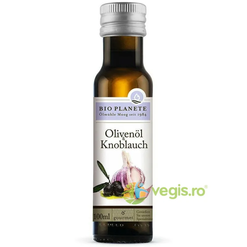 Ulei de Masline Extravirgin cu Usturoi Ecologic/Bio 100ml Bio Planet — preț și oferte