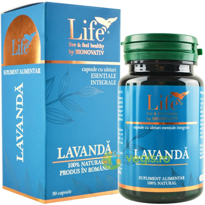Lavanda (Capsule cu Uleiuri Esentiale) 30cps BIONOVATIV — preț și oferte