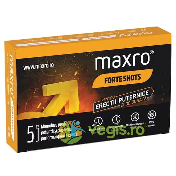 Maxro Forte Shots 10ml x 5 monodoze — preț și oferte