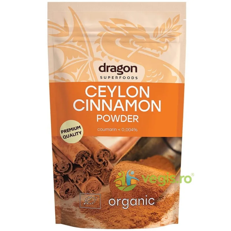 Scortisoara Ceylon Pudra Ecologica/Bio 150g Dragon Superfoods — preț și oferte