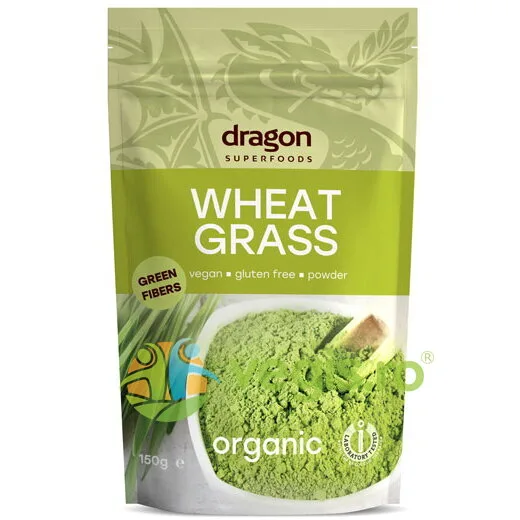 Pulbere de Iarba de Grau Ecologica/Bio 150g Dragon Superfoods — preț și oferte