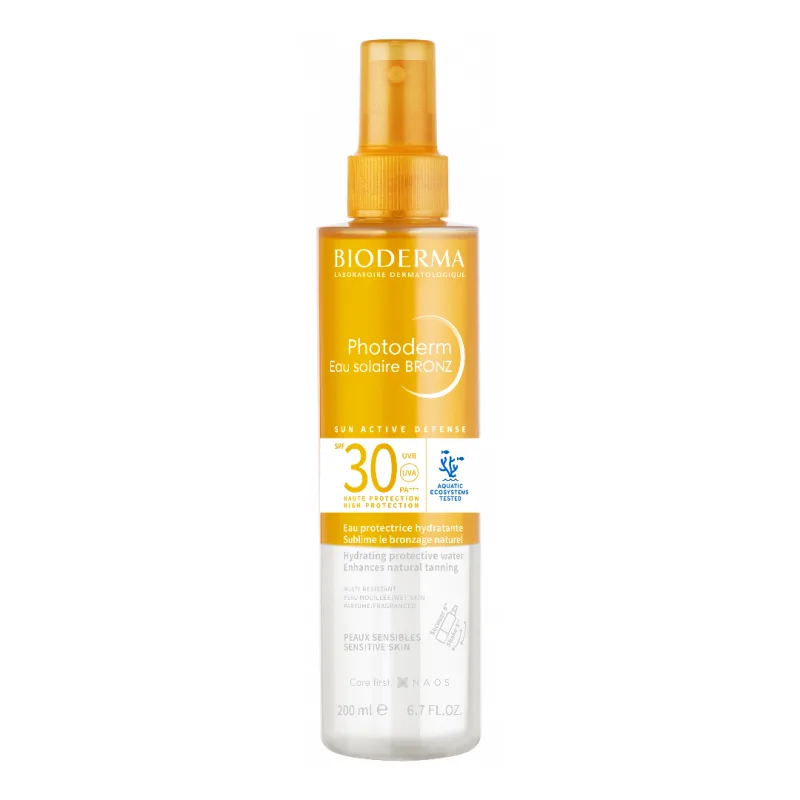 Apa de protectie solara Bronz Photoderm, SPF30, 200 ml, Bioderma — preț și oferte