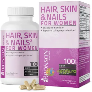 Hair, Skin & Nails for Women (Par, Piele si Unghii) 100cps