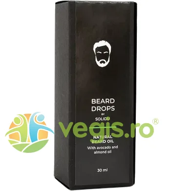 Ulei Natural pentru Barba cu Avocado si Ulei de Migdale 30ml SOLIDU — preț și oferte