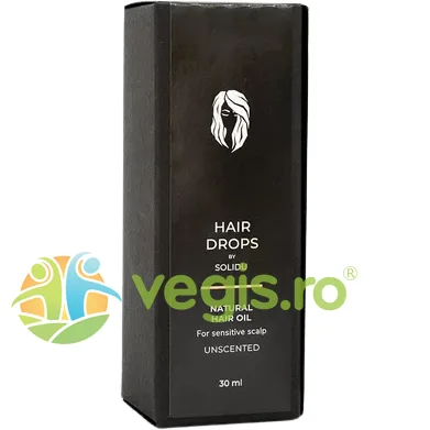 Ulei Natural de Par pentru Scalp Sensibil fara Miros 30ml SOLIDU — preț și oferte