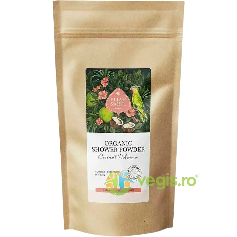 Gel de Dus cu Cocos si Hibiscus Refill Bio 250g ELIAH SAHIL — preț și oferte