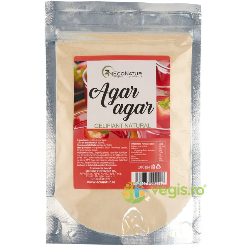 Agar Agar 100g ECONATUR — preț și oferte