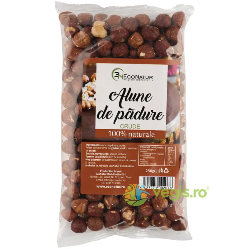 Alune de Padure Crude 250g ECONATUR — preț și oferte