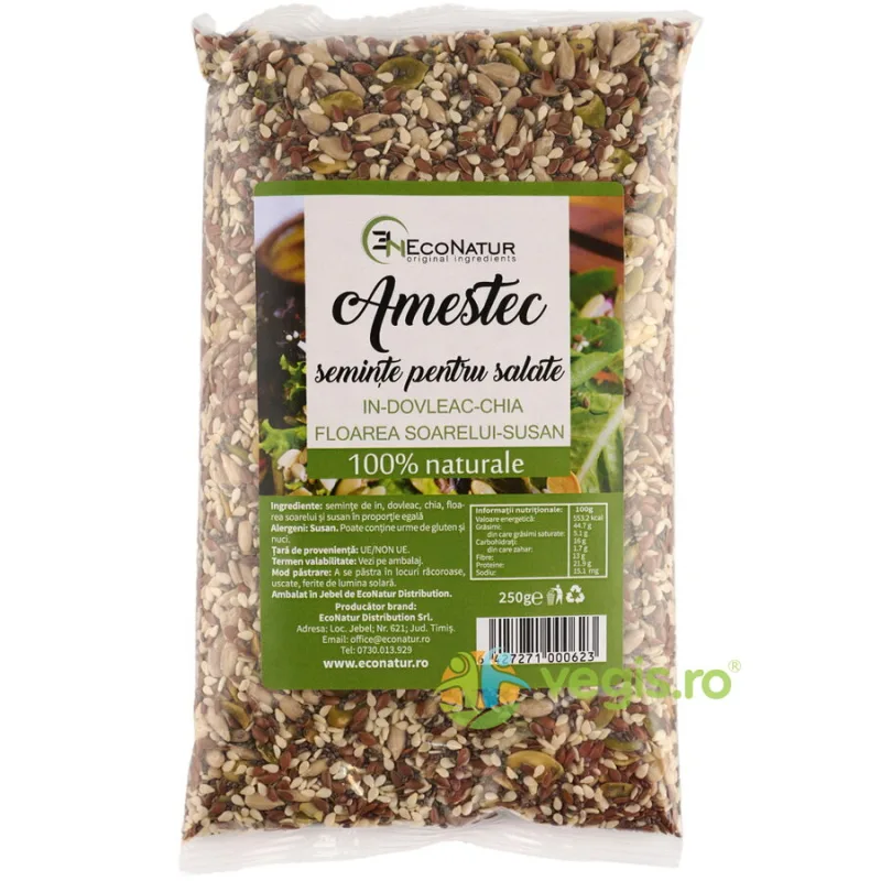 Amestec de Seminte pentru Salate 250g ECONATUR — preț și oferte