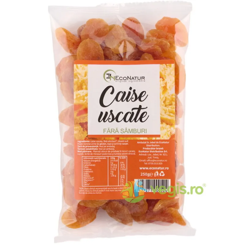 Caise Uscate fara Samburi 250g ECONATUR — preț și oferte