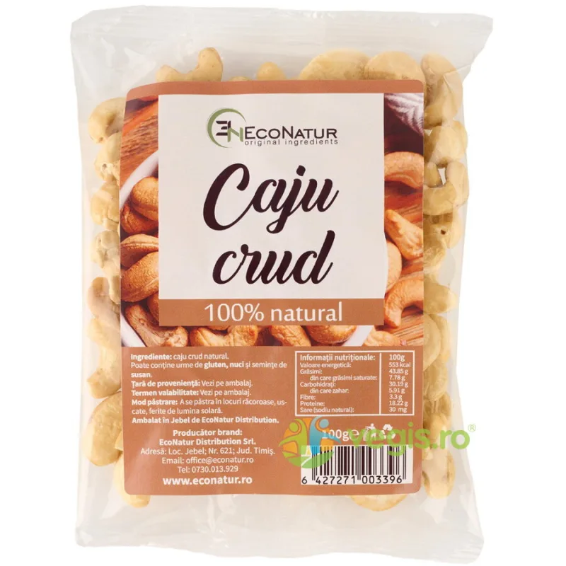 Caju Crud 100g ECONATUR — preț și oferte