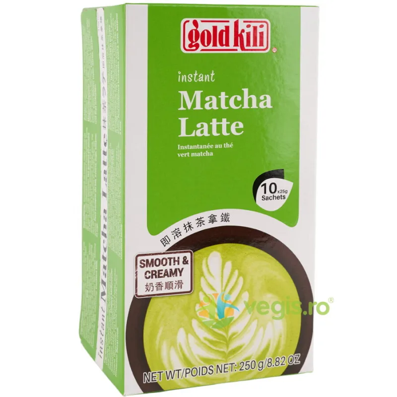 Bautura Instant Matcha Latte 10x25g GOLD KILI — preț și oferte