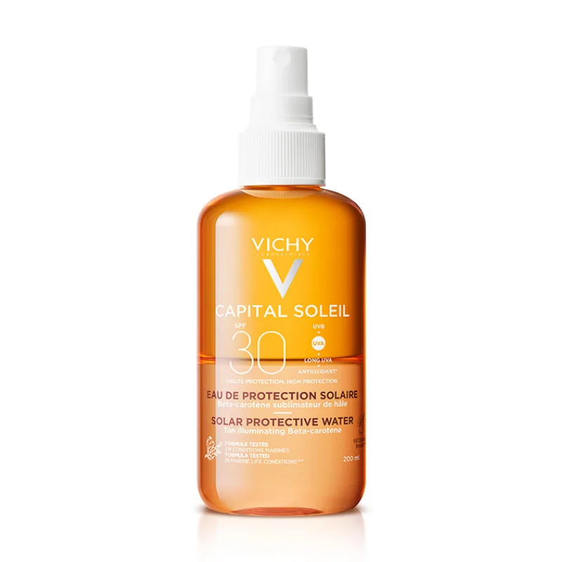 Apa de protectie solara SPF30 Capital Soleil, 200ml, Vichy — preț și oferte
