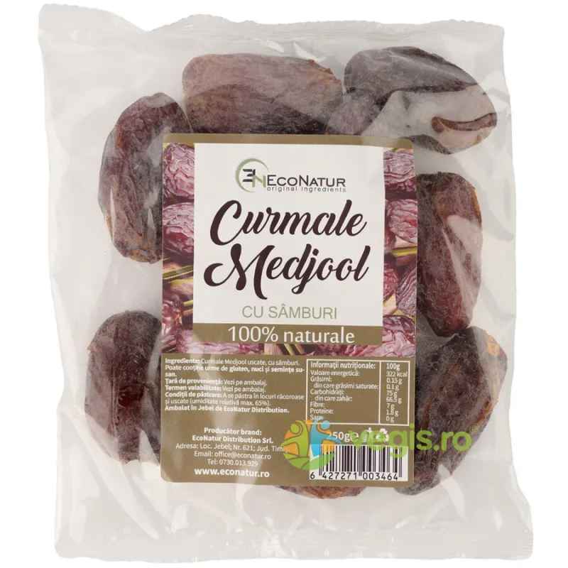 Curmale Medjool cu Samburi 250g ECONATUR — preț și oferte